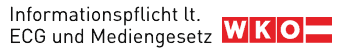 Informationspflicht laut ECG und Mediengesetz – WKO